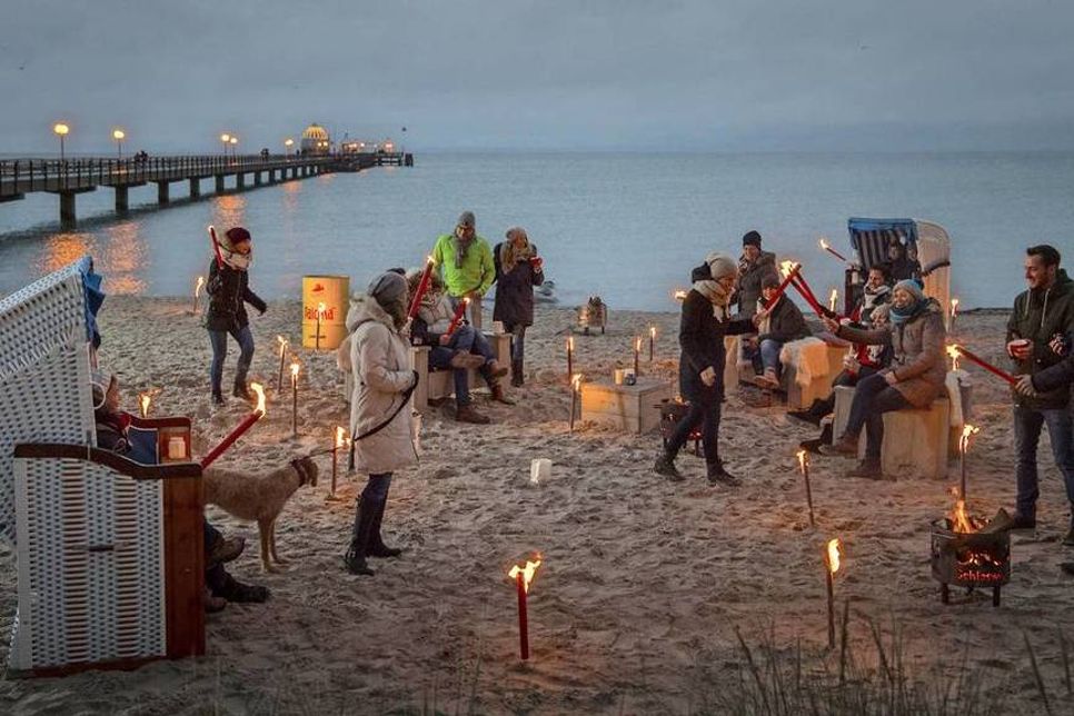 Grömitz zeigt sich im Glanz des Lichtes.