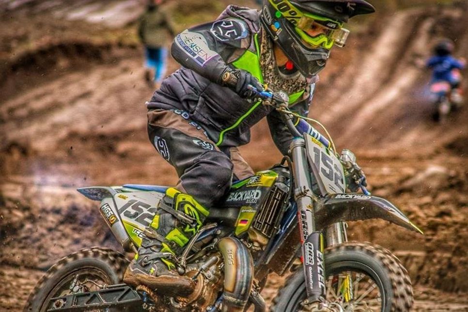 Ben Erik Bumann beim Training.