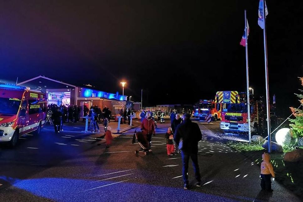 Am Feuerwehrgerätehaus wurde viel geboten.