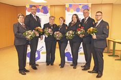 v.r.n.l.: Christina Schwartz, Jan Philipp Ruge, Sonja Kutrieb, Uta Langbehn, Sylvia Stühmer, Martin Härtner und Ben Didßus, es fehlt Anna Voß.