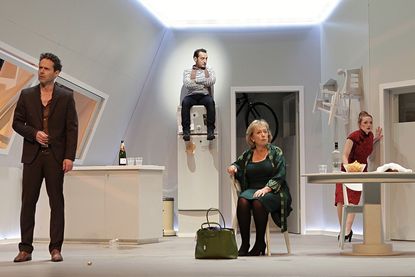 Boris V. Jacoby, Boris Aljinovic, Erika Skrotzki und Janina Stopper (v. lks.). (Foto: Dietrich Dettmann)