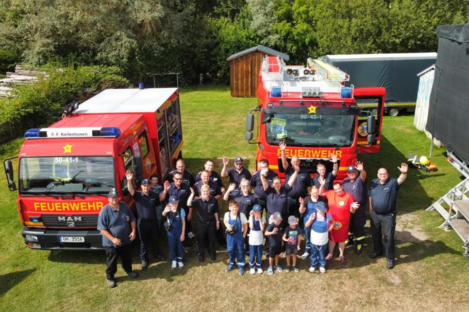 Die Freiwillige Feuerwehr Kellenhusen freut sich beim Sommerfest auf Gäste und Einheimische.