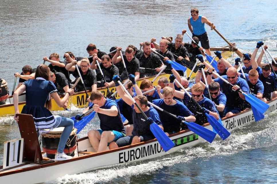 Die Teams legten sich ins Zeug und kämpften um jeden Sekundenbruchteil.