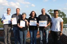 V. lks.: Bernd Heuer und Burkhard Glaser (SC Cismar), Ingrid Sander und Stefanie Laabs (SV Schashagen-Pelzerhaken) sowie Frank Müller und Omran Alweish (TSV Lensahn).