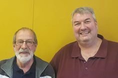 Horst Kahl und der neue Vorsitzende Martin Evers (v. lks.).