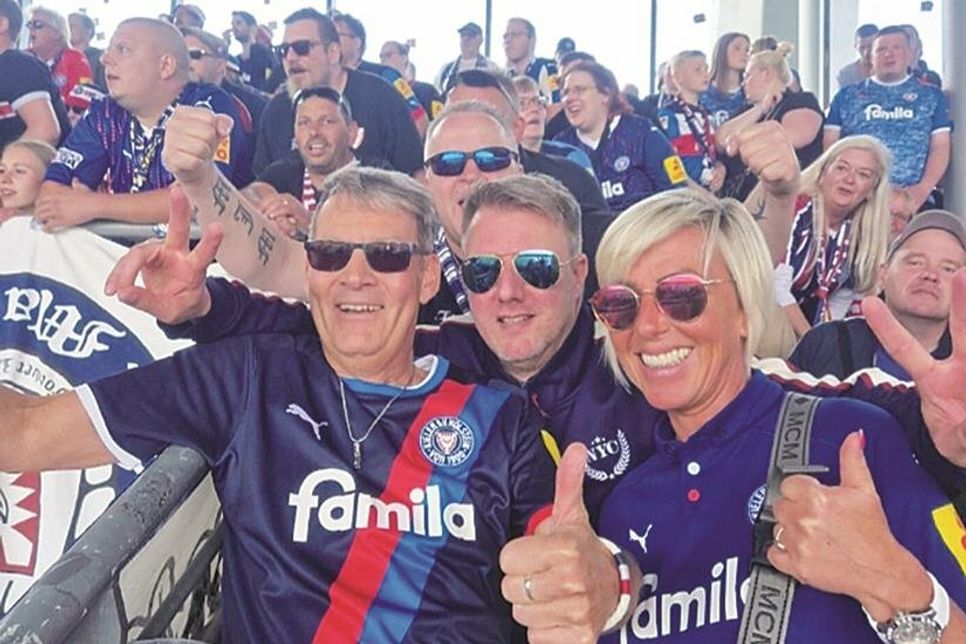 Zufrieden: Die Fans freuten sich über weitere drei Holstein-Punkte.