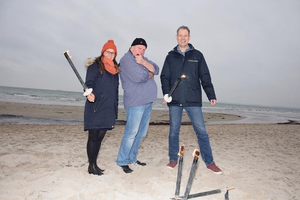 Wandertheater am Strand (Copyright www.luebecker-bucht-ostsee.de).