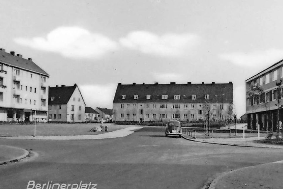 Der Berliner Platz 1963. (Foto: Thomas Schwarz von schwarz-neustadt.net.)