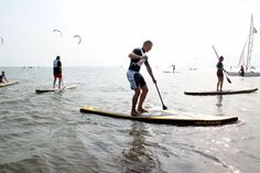 Ein herrliches Surf-, SUP- und Kiterevier befindet sich unter anderem in Pelzerhaken.