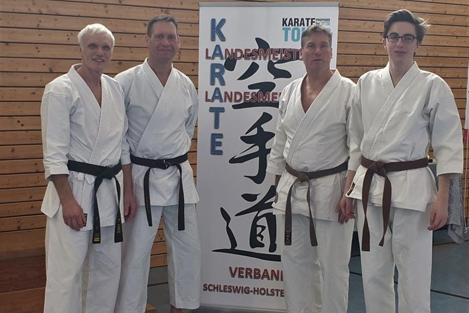 Andreas Laue, Heinrich Marwell, Karsten Langer und Tjark Schlößer (v. lks.).