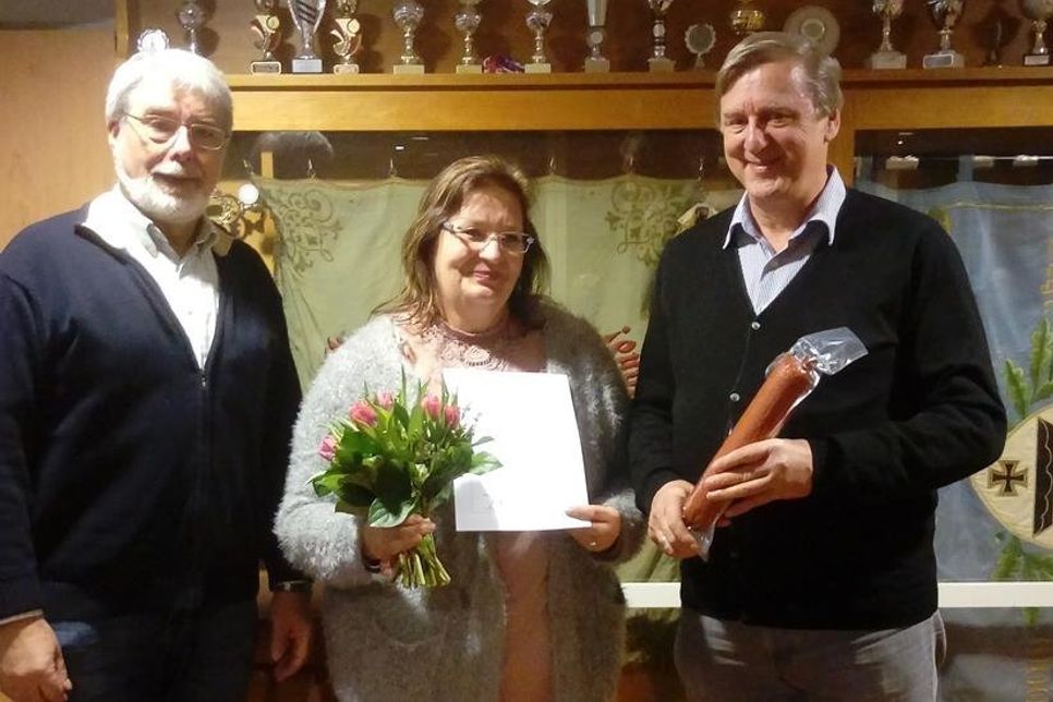 Rainer Tapken, Gabi Lüthje und Christoph Lüthje (v. lks.).