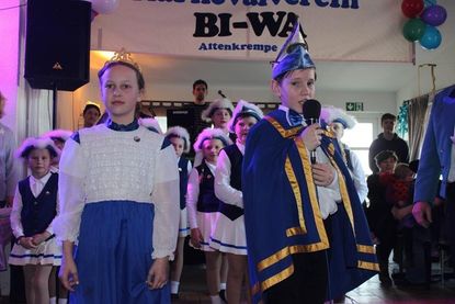 Das Kinderprinzenpaar Alena und Joshua.