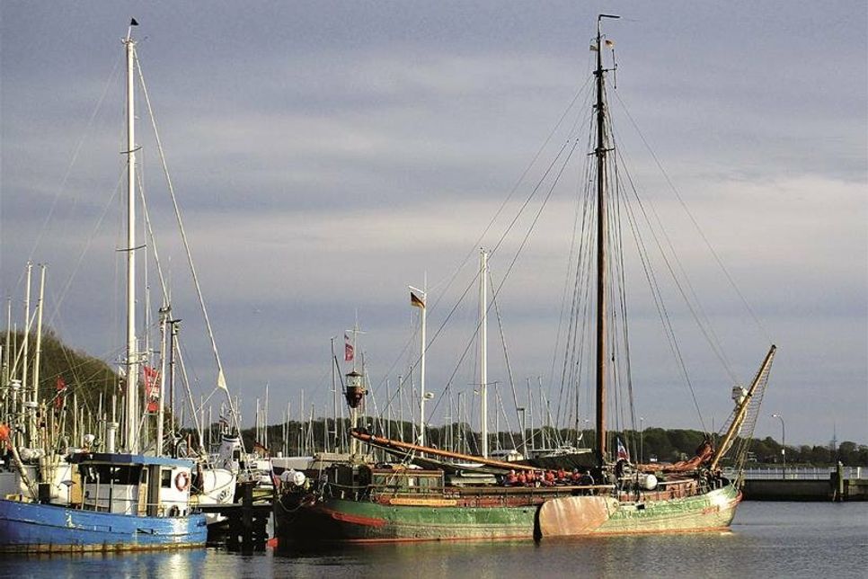 Übernachtung im Möltenorter Hafen.