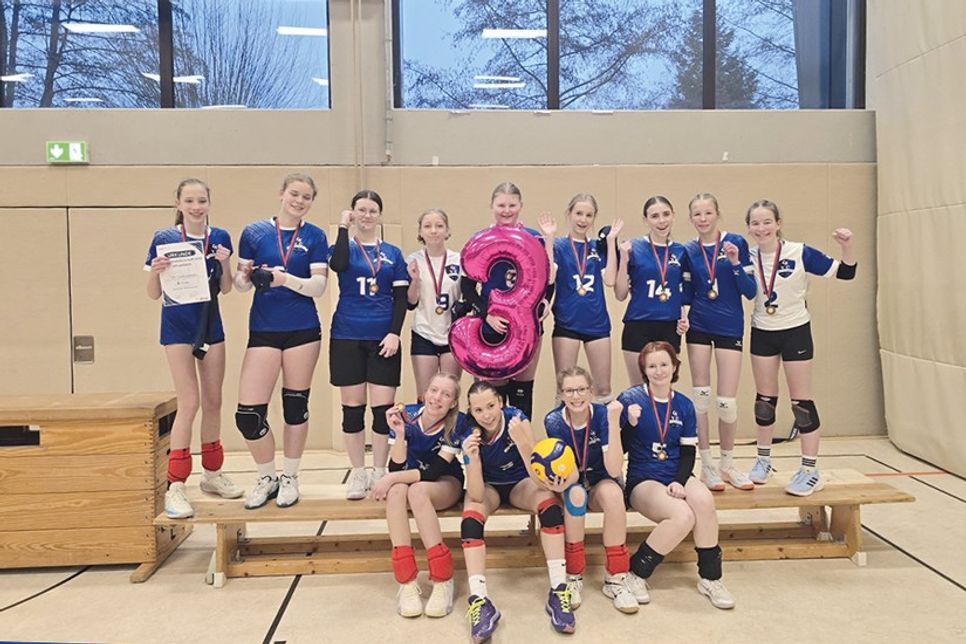 Gold und Bronze für die Volleyballmädels vom VC OH