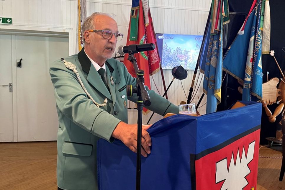 Die Vaterländische Rede hielt in diesem Jahr Hans-Erwin Jaekel.