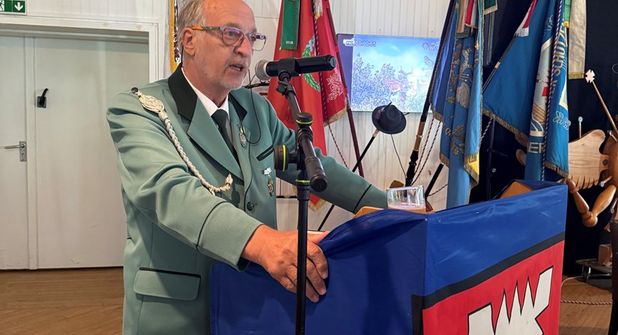 Die Vaterländische Rede hielt in diesem Jahr Hans-Erwin Jaekel.