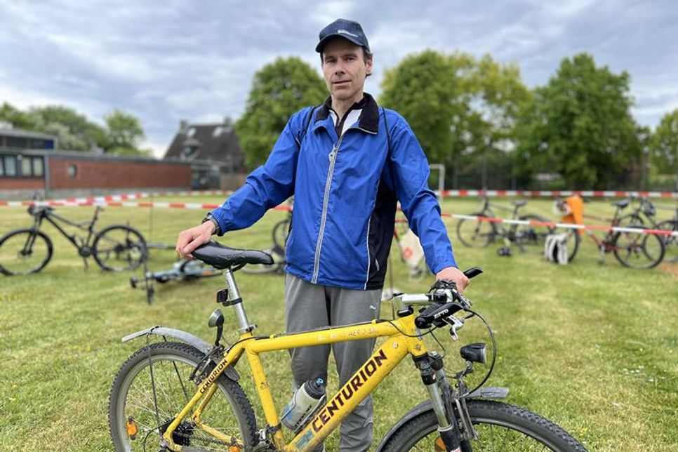 Marc Jansen siegte auch beim 3. Beschendorfer Duathlon und hat damit das Triple perfekt gemacht.