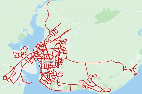 Die Route führte durch jede einzelne Straße, wir finden, das darf gerne nachgemacht werden.