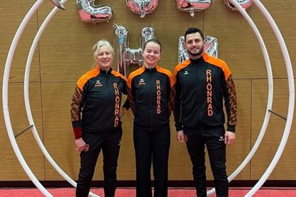 Andra Franz, Marla Axt und Bohdan Samoiliuk (v. lks.).