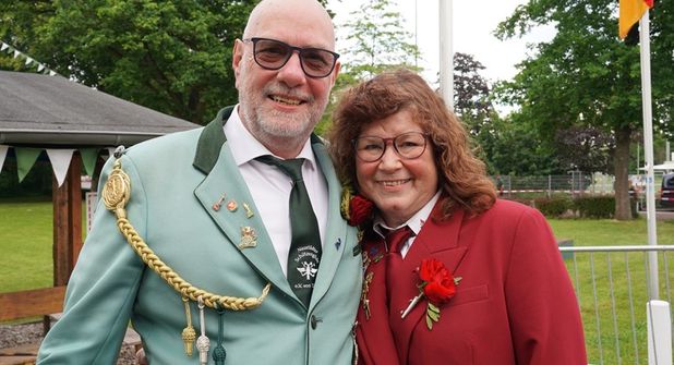 Klaus und Heidi Fenske sind das Königspaar 2026 der Neustädter Schützengilde.