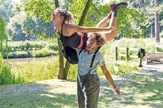 Das Künstler-Duo „De Berenis Circus“ aus Argentinien zeigte der Presse bereits einen kleinen Vorgeschmack aus ihrem Programm.