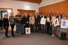 Bürgervorsteher Sönke Sela und Bürgermeister Mirko Spieckermann (Mi.) luden ins Rathaus ein.