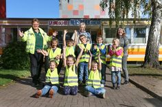 Die Warnwesten wurden an die Grundschulen der Stadt verteilt.