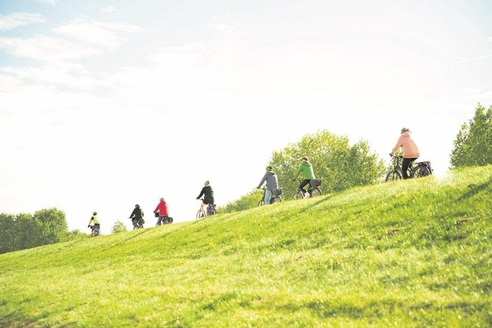 Natürlich sind alle Touren der Fahrradwoche geführt.