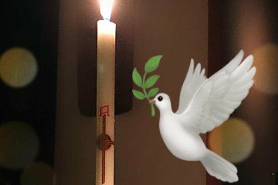 Friedensgottesdienst in der St.-Laurentius-Kirche.