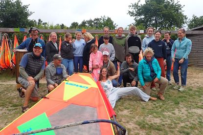 Fröhlich, ausgelassen und bester Laune war die Stimmung an den Windsurftagen.