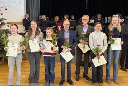 Die geehrten Sportlerinnen und Sportler.