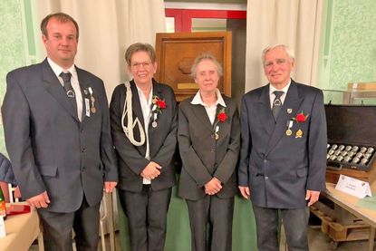 v.l. Carsten Seehase, Heike Ringel, Inge de Kathen, Eckhard de Kathen. Foto: hfr