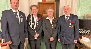 v.l. Carsten Seehase, Heike Ringel, Inge de Kathen, Eckhard de Kathen. Foto: hfr