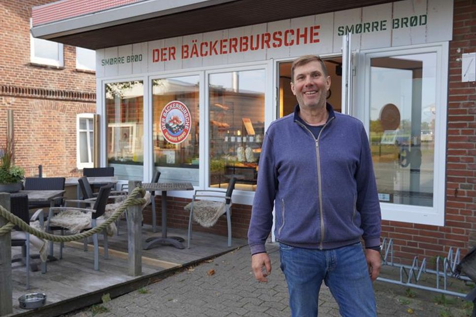 Betreiber Lars Falkenthal öffnet sein Bistro täglich ab 6.30 Uhr.