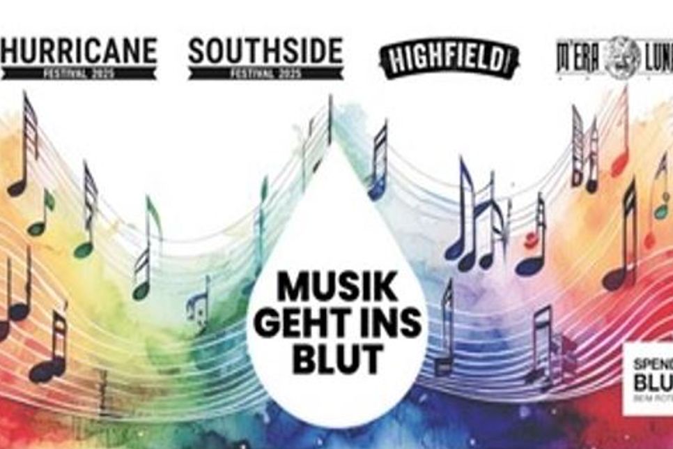 DRK-Blutspendedienste verlosen über 80 Festival-Tickets