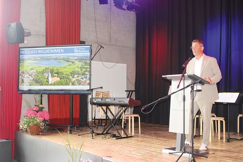 Zum letzten Mal schaute Ratekaus Bürgermeister Thomas Keller im Rahmen des Gemeindeempfangs auf Zurückliegendes und gab einen Ausblick auf zukünftige Vorhaben.