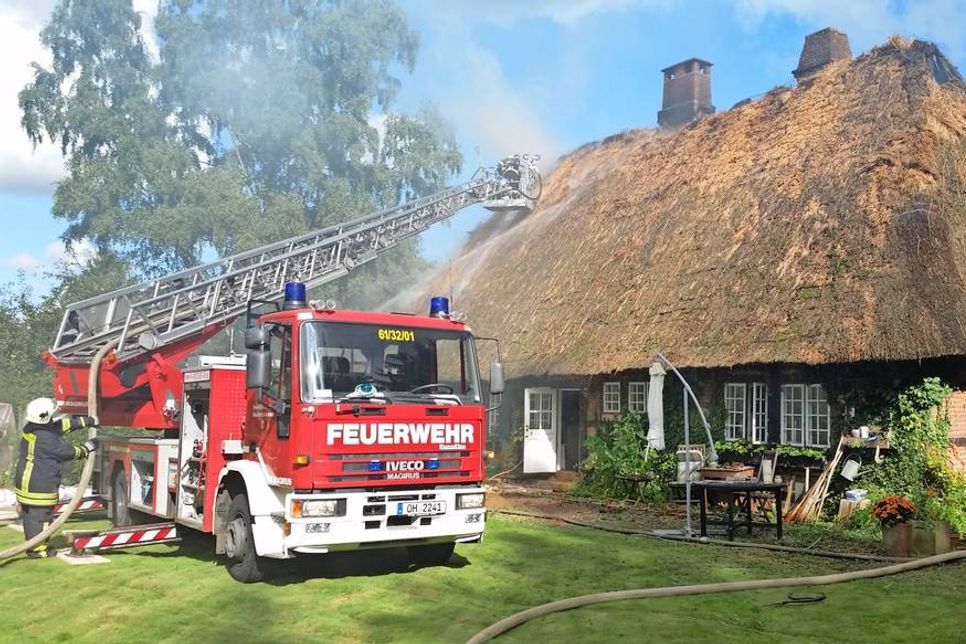 Allein zehn Wehren waren im Einsatz.