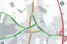 Die betroffenen Straßen.