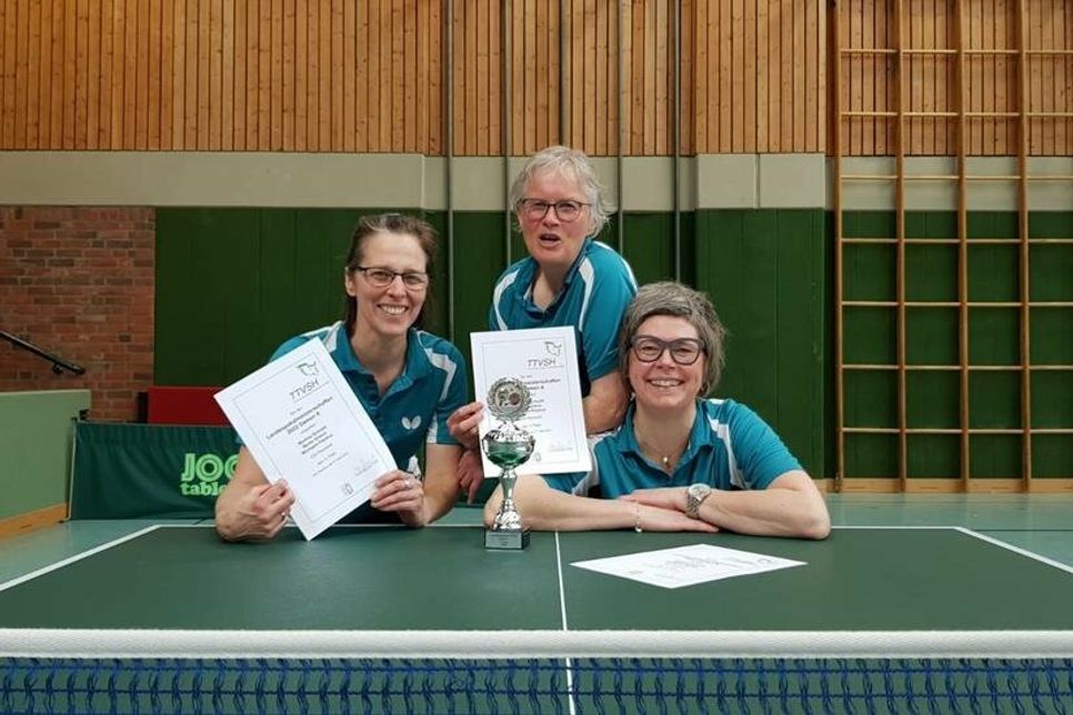 Bente Grimm, Martina Schuldt, Michaela Flackus.