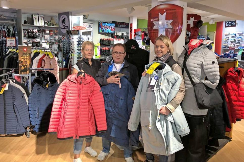 Das Team vom Sportmarkt.