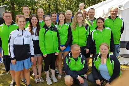 Die Gruppe des SSV Kassau mit zwei Gästen aus Elmenhorst.