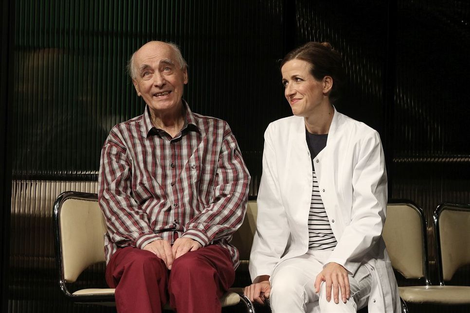 „Vater“ Ernst Wilhelm Lenik und Maja Müller (Copyright Sabine Haymann).