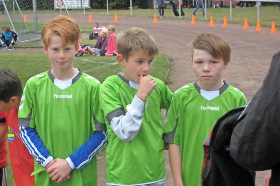 KM Jungen 2007: Leon Noah Wiese, Levy Schöning, Marvin Wilschewsky.