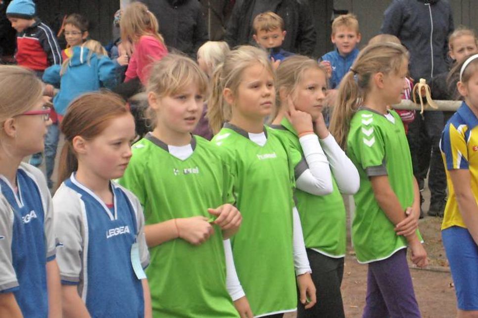 KM Mädchen 2006: Jette Lowien, Milla Lotta May, Emma Weber, Letitia Becker.