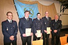 Oliver Greve, Stefan Schlierf, Benjamin Broese Talleur, Sebastian Schwarz und Jörg Kleinfeld (von links)
