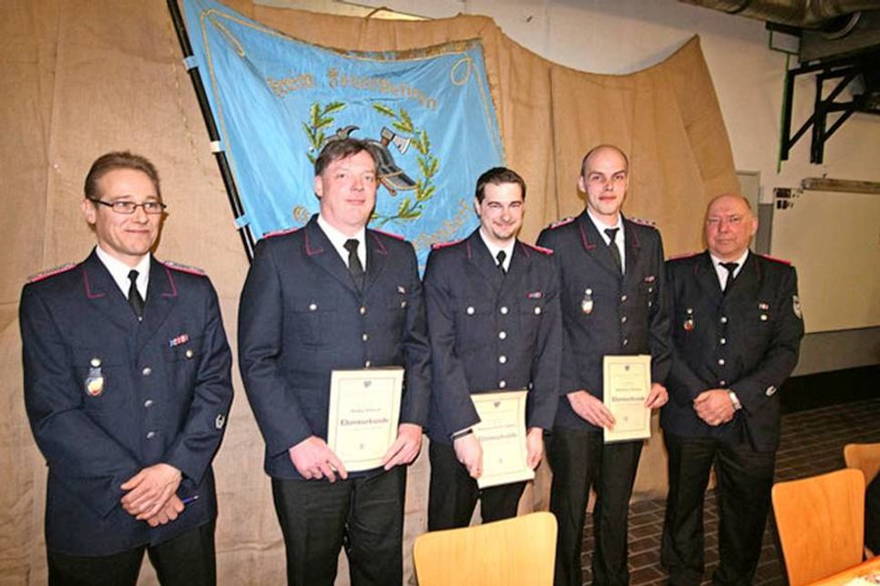 Oliver Greve, Stefan Schlierf, Benjamin Broese Talleur, Sebastian Schwarz und Jörg Kleinfeld (von links)
