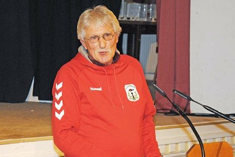 Wilfried Friese, erster Vorsitzender des Turn- und Sportvereins Schönberg freut sich auf die neue Sporthalle: „2024 wird ein Jahr der Dankbarkeit“
