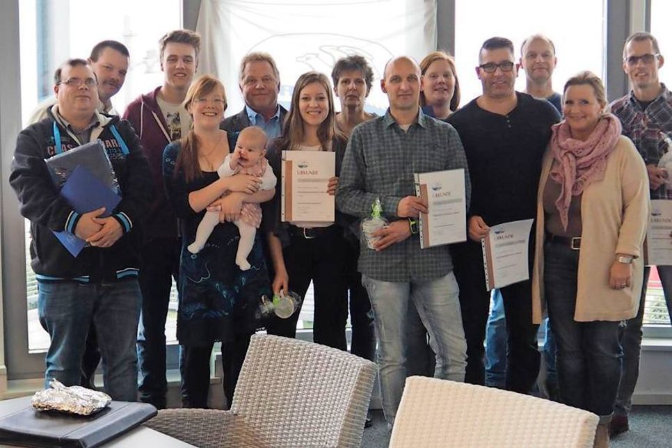 Auf der Jahreshauptversammlung der DLRG Grömitz e.V. wurden langjährige Mitglieder geehrt.