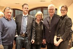 Peter Piechotta, Wolfgang Westphal, Ursula Rakel, Werner Leinweber mit Anwältin Friederike Wachs (v. lks.).