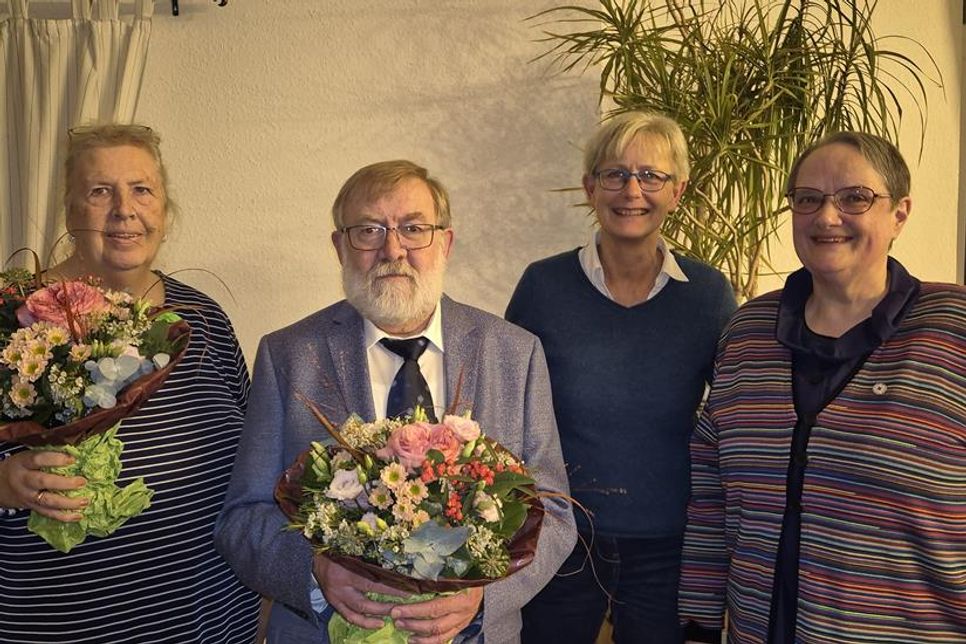Angelika Ruttig, Volker Paulsen, Birte Borchers und Annegret Lascheit (v. lks.).